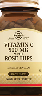Solgar Vitamin C 500 MG With Rose Hips 100 Tablet